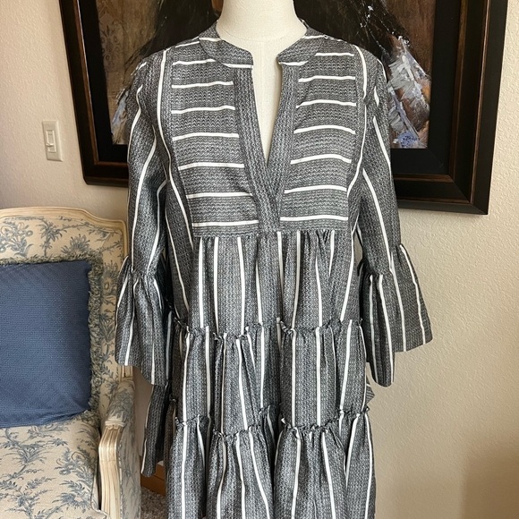 Caroline Constas Dresses & Skirts - NWOT Caroline Constas Dress Size S Black White Ruffle